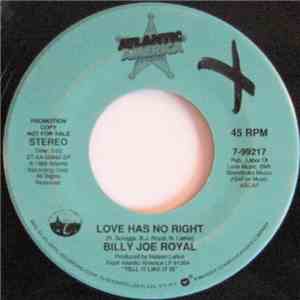 Billy Joe Royal - Love Has No Right download flac