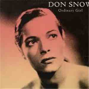 Don Snow - Ordinary Girl download flac