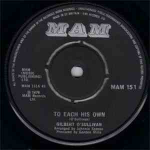 Gilbert O'Sullivan - To Each His Own download flac