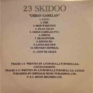 23 Skidoo - Urban Gamelan download flac