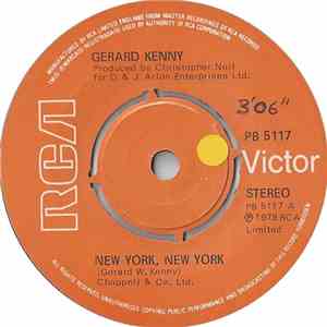 Gerard Kenny - New York, New York download flac