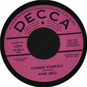 Hank Mills - Change Yourself / I Just Wasted The Best download flac