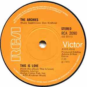 The Archies - This Is Love / Throw A Little Love My Way download flac