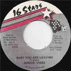 Junior Vibes - Baby You Are Leaving download flac