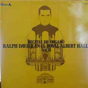 Ralph Davier, Bach - Recital De Organo download flac