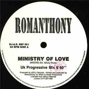 Romanthony - Ministry Of Love download flac
