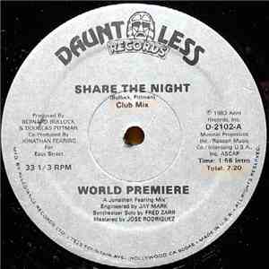 World Premiere  - Share The Night download flac