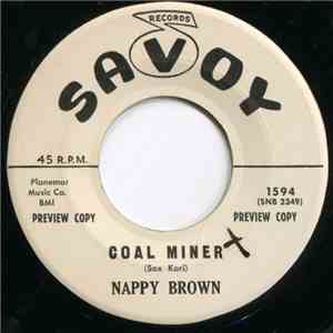 Nappy Brown - Coal Miner / Hoonie - Boonie download flac