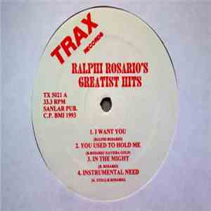 Ralphi Rosario - Greatest Hits download flac