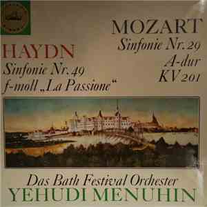 Das Bath Festival Orchestra, Yehudi Menuhin - Mozart Sinfonie Nr. 29, Haydn Sinfonie Nr. 49 download flac