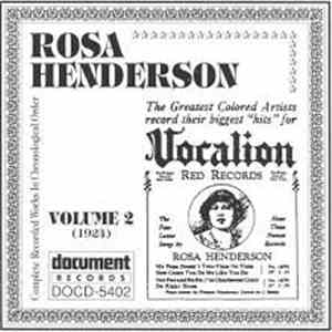 Rosa Henderson - Complete Recorded Works In Chronological Order Volume 2 download flac