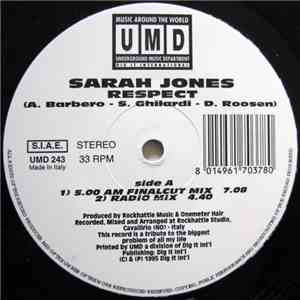 Sarah Jones  - Respect FLAC album