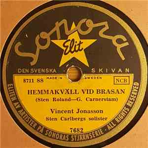 Vincent Jonasson , With Sten Carlbergs Orkester - Hemmakväll Vid Brasan / Speldosan Sjunger download flac