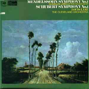 Mendelssohn, Schubert, Louis Lane, The Cleveland Orchestra - First Symphonies download flac