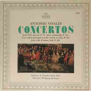 Antonio Vivaldi, Orchestre De Chambre Emile Seiler, Wolfgang Hofmann - Concertos download flac