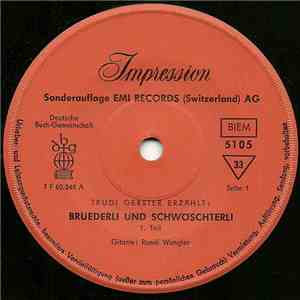 Trudi Gerster - Bruederli Und Schwöschterli download flac