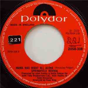 Springfield Revival - Mama Was Right All Along FLAC album