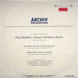 Johann Sebastian Bach, Ernst Haefliger , Tenor ‧ Aurèle Nicolet , Querflöte ‧ Konrad Hampe , Blockflöte ‧ Edgar Shann , Oboe ‧ Otto Büchner , Violine ‧ Münchener Bach-Chor ‧ Münchener Bach-Orchester ‧ Cembalo Und Leitung Karl Richter - "Ich Armer Mensch,  download flac