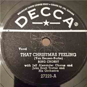 Bing Crosby And Carol Richards - That Christmas Feeling / Silver Bells download flac