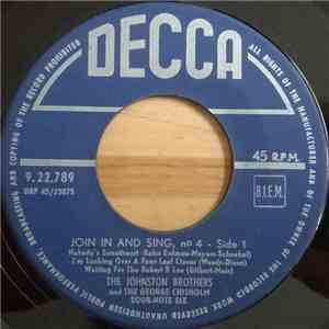 The Johnston Brothers, The George Chisholm Sour-Note Six - Join In And Sing, No. 4 download flac