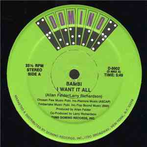 Bambi  - I Want It All download flac