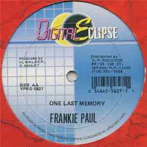 Frankie Paul / Mikey Spice - One Last Memory download flac