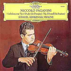 Niccolo Paganini / Shmuel Ashkenasi, Wiener Symphoniker, Heribert Esser - Violinkonzerte Nr. 1 D-dur (In D Major) - Nr. 2 H-moll (In B Minor) FLAC album