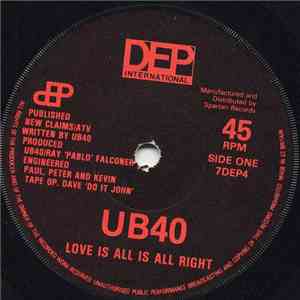 UB40 - Love Is All Is All Right download flac