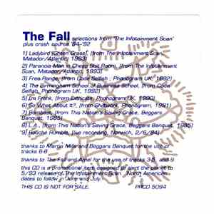 The Fall - Selections From 'The Infotainment Scan' Plus Crash Course '84-'92 download flac