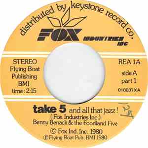 Benny Benack & The Foodland Five - Take 5 And All That Jazz! download flac