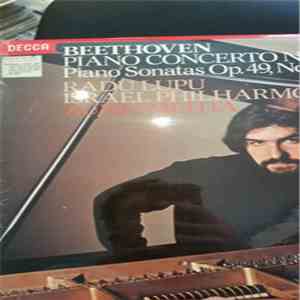 Beethoven, Radu Lupu, Israel Philharmonic, Zubin Mehta - Piano Concerto No. 4, Piano Sonatas Op. 49, Nos. 1 And 2 download flac