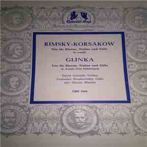 Rimsky-Korsakow, Glinka, David Oistrakh, Sviatoslav Knushevitsky, Lev Oborin - Trio Für Klavier Violine Und Cello download flac