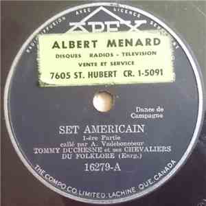Tommy Duchesne - Tommy Duchesne et ses Chevaliers Du Folklore - Set Americain download flac