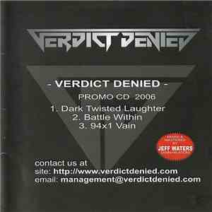 Verdict Denied - Promo CD 2006 download flac
