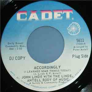 John Linde With The Linde Antell Body Of Music - Accordingly / I Learned Some Things Today download flac
