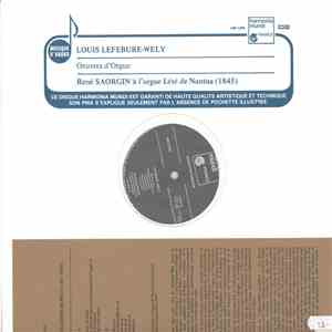 Louis Lefebure-Wely / René Saorgin - Oeuvres D'Orgue (A L'Orgue Lété de Nantua ) download flac