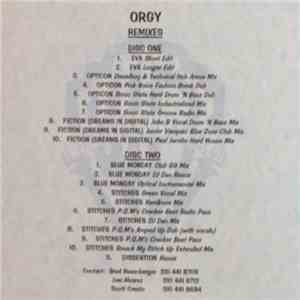 Orgy - Remixes FLAC album