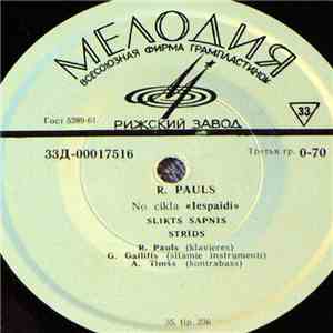 R. Pauls - No Cikla «Iespaidi» download flac