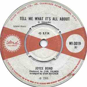 Joyce Bond - Tell Me What It's All About download flac
