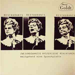 Max Goldt - Restaurants Restaurants Restaurants download flac