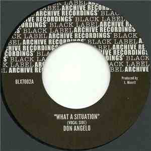 Don Angelo - What A Situation download flac