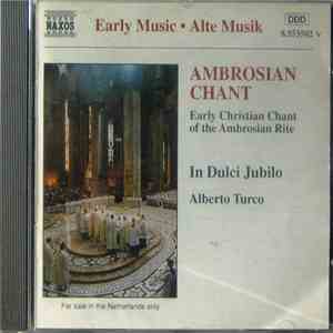 In Dulci Jubilo, Alberto Turco - Ambrosian Chant download flac