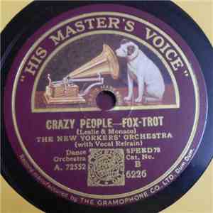 The New Yorkers' Orchestra - Crazy People / Who, Beside Me? download flac