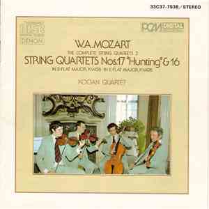 Wolfgang Amadeus Mozart - The Complete String Quartet - 2 . String Quartet No. 17 "Hunting" KV 458 - No. 16 KV 428 download flac