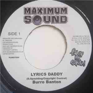 Burro Banton - Lyrics Daddy FLAC album