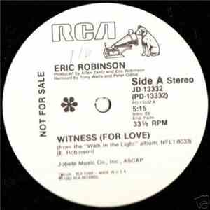 Eric Robinson  - Witness (For Love) download flac