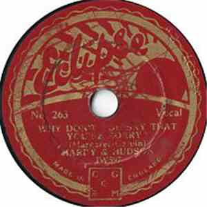 Hardy & Hudson - Why Don't You Say That You're Sorry? / Underneath The Arches download flac