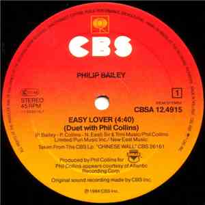 Philip Bailey Duet With Phil Collins - Easy Lover (Album Version) download flac