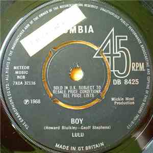 Lulu - Boy download flac