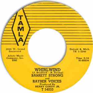Barrett Strong And Rayber Voices - Whirlwind / I'm Gonna Cry (If You Quit Me) download flac